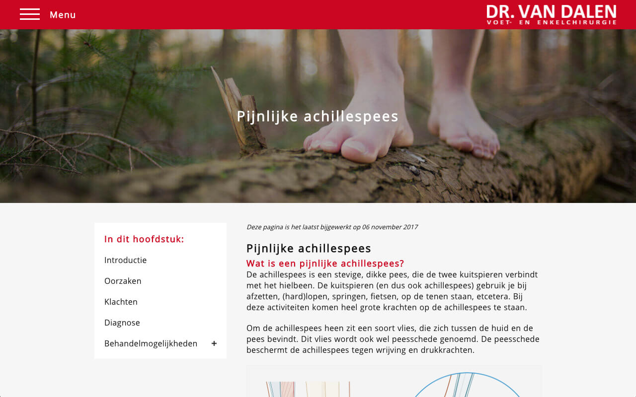 Website ontwikkeling voor dr. van Dalen