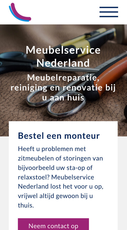 Website ontwikkeling voor Meubelservice Nederland