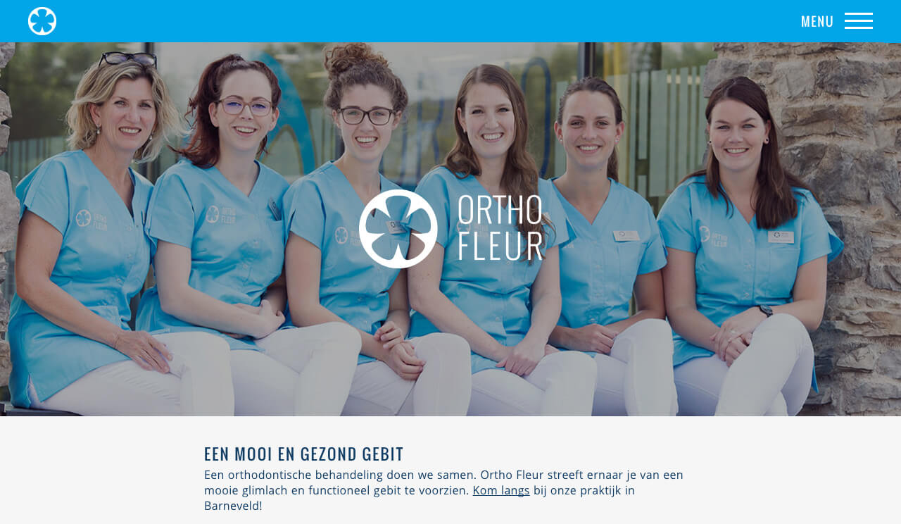 Website ontwikkeling voor Ortho Fleur