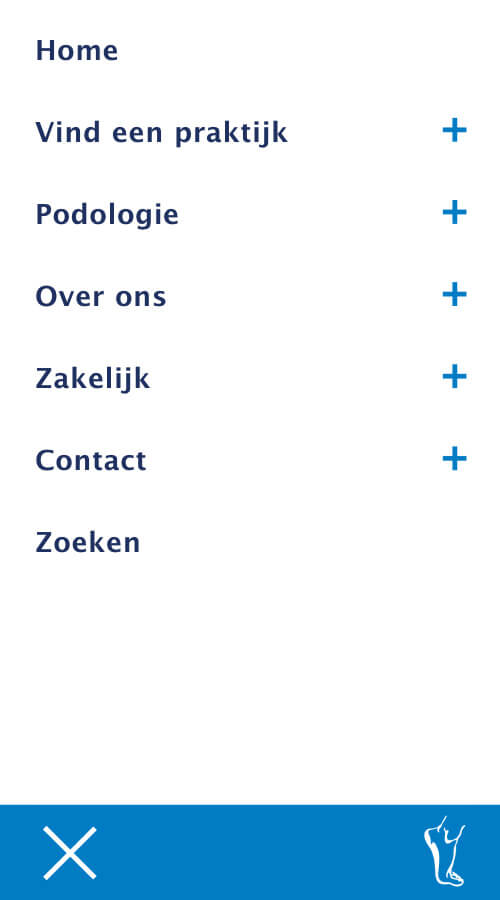 Website ontwikkeling voor Podozorg Nederland en haar vestigingen Website ontwikkeling voor Podozorg Nederland en haar vestigingen